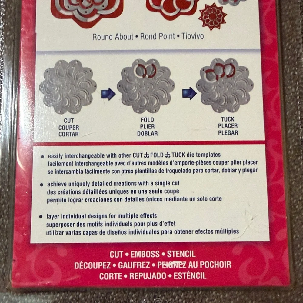 Spellbinders Shapeabilities Round About S5-115 NWT
